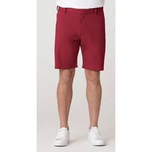 Swet Tailor The Everyday Men's Chino Short in Red Wine Sz 30 Casual Stretch